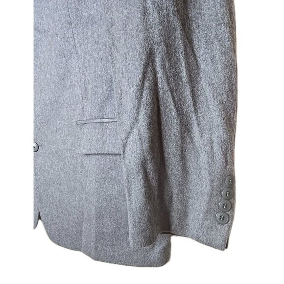 Andrew Fezza Men's 100% Cashmere Sport Jacket Coat Blazer Flannel Soft Size 43R - Picture 3 of 9